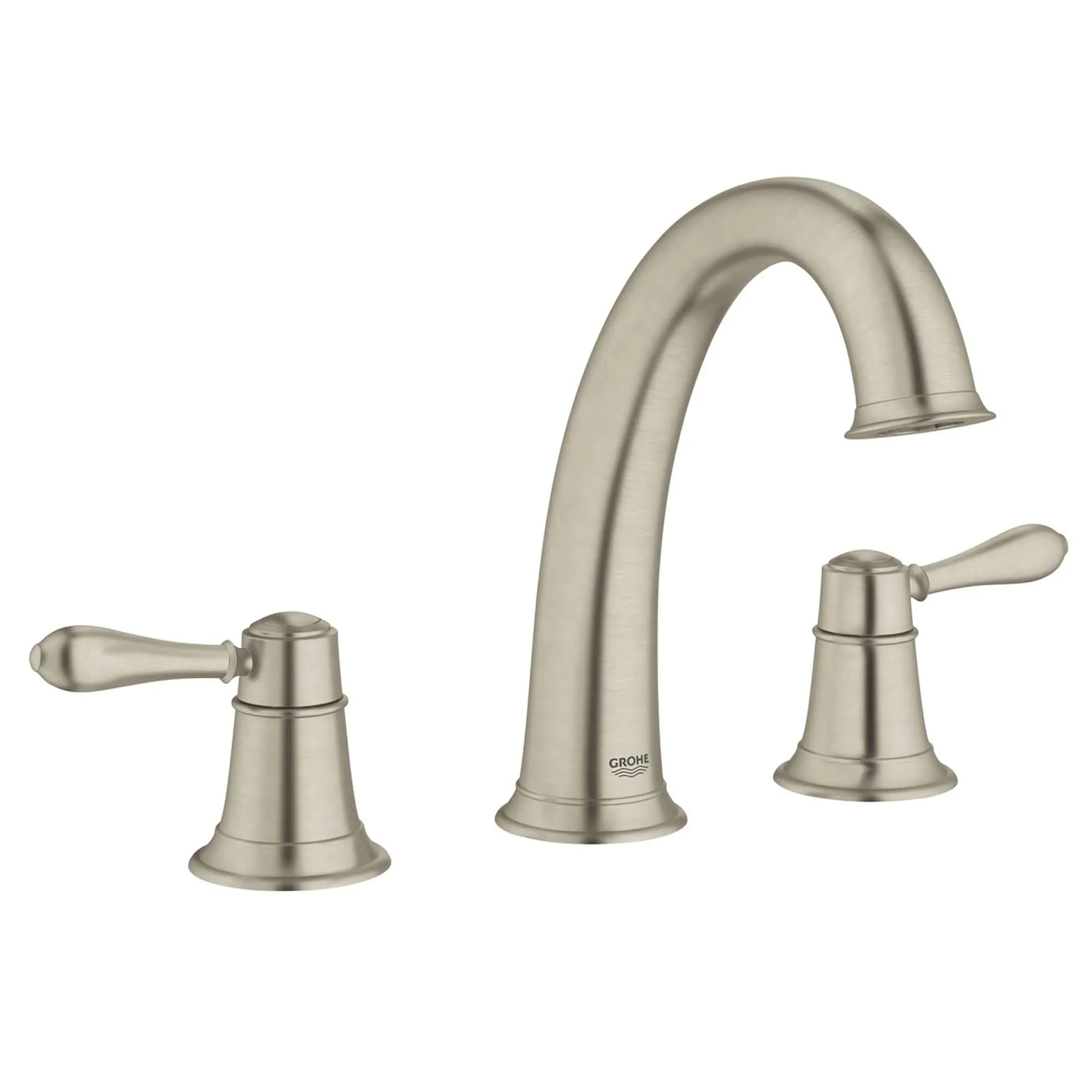 3-Hole 2-Handle Deck Mount Roman Tub Faucet